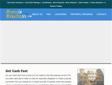 Tablet Screenshot of moneyinminutesnv.com